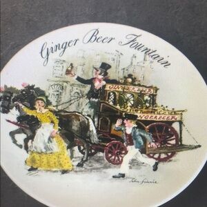 Wedgwood Collectors Plate Vintage 1986 Ginger Beer Fountain John Finnie 8.5"